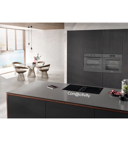 美诺Miele KMDA 7676 FL-U BlackPerfection家用智能多功能 带抽油烟机的电磁炉